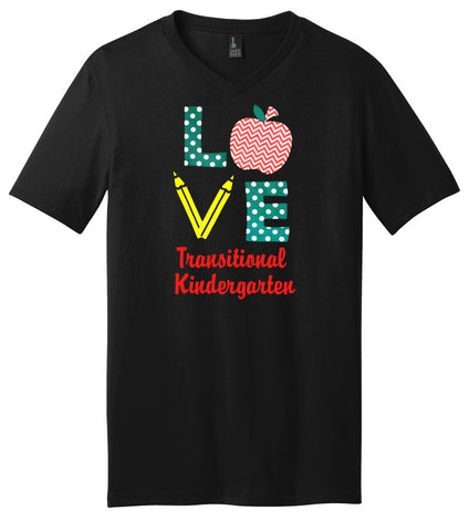 Love Transitional Kindergarten V-Neck